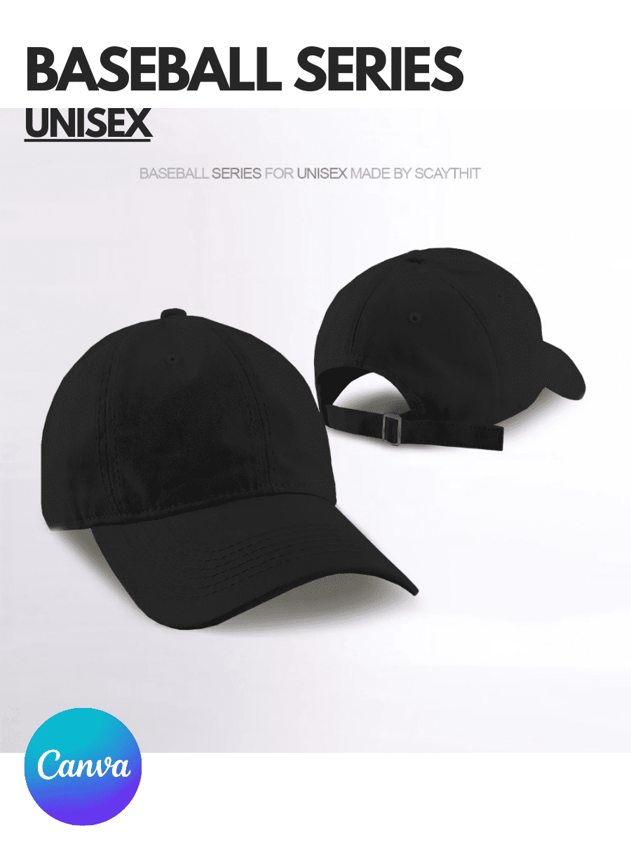 Topi Baseball Polos Scaythit Hitam Lagi Diskon 47%! Simpel Tapi Bikin Aura Naik