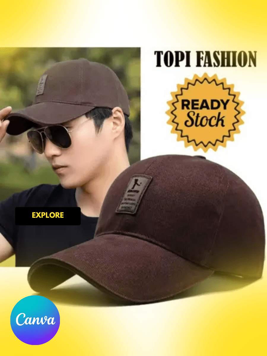 DISKON 50%?! Topi Distro EDIKO Ini Lagi Diburu Anak Pekanbaru – Hitamnya Bikin Gaya Naik Level!