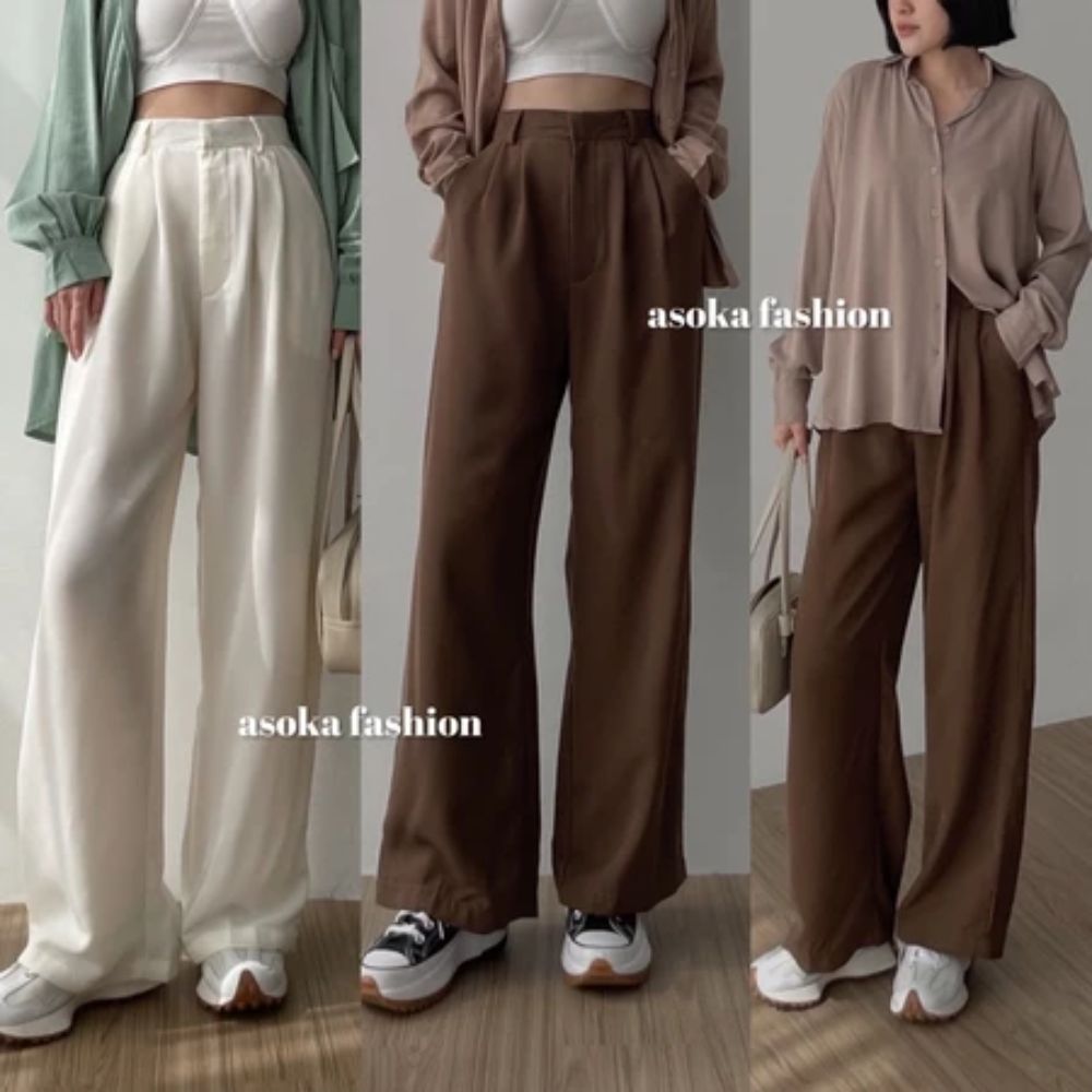 Celana Kulot ASOKA, Pilihan Trousers Wanita Formal dan Casual