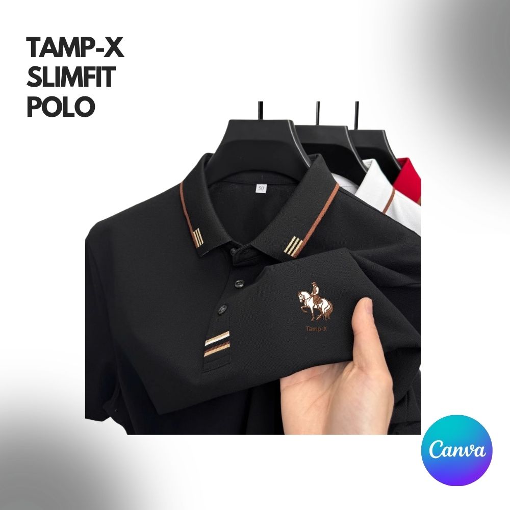 Review Tamp-X Slimfit Polo Shirt: Outfit Kampus ala Korea