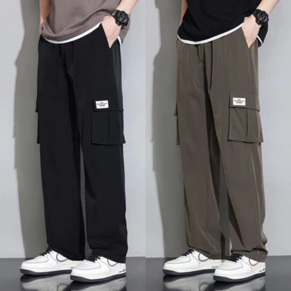 Celana Cargo Baggy Pria Korean Style Nyaman & Stylish