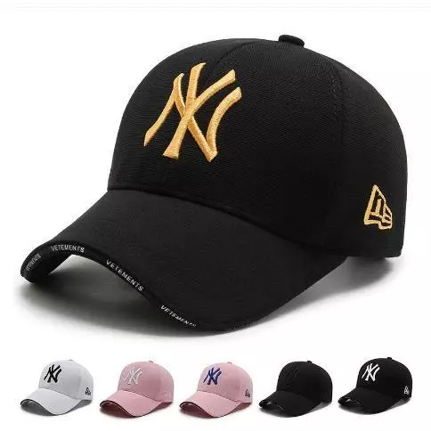 Topi Baseball Cap NY Bordir Unisex, Tren Fashion Pria Wanita yang Selalu Gantenxxx